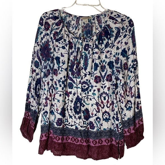 Lucky Brand Floral Blouse - Picture 1 of 6